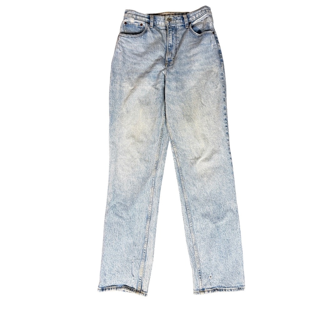 Abercrombie & Fitch 90s Straight Jeans Womens 28 Curve‎ Love Ultra High Rise